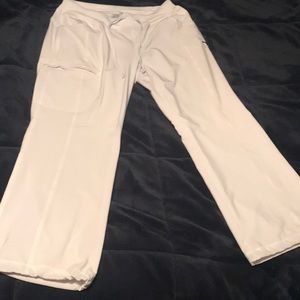 White Cherokee Infinity scrub pants